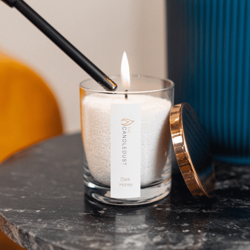 Pulverkerze im Glas – Nordic Lights, 160 g