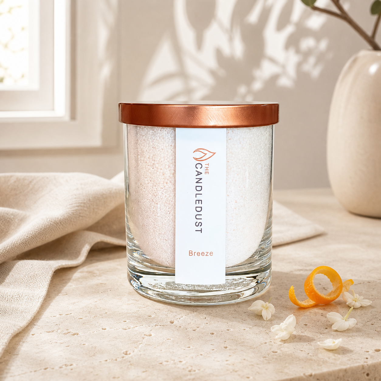 Pulverkerze im Glas – Breeze, 160 g